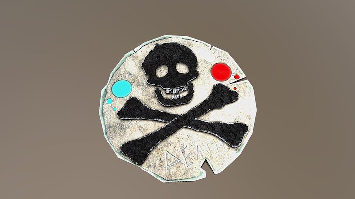 Pirate Coin 3D Model