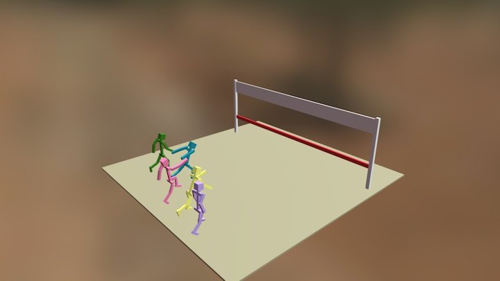 Race Setting 3D Model