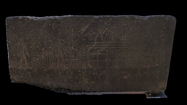 Sarcophagus Of Hapmen 664-525 Bc 3D Model