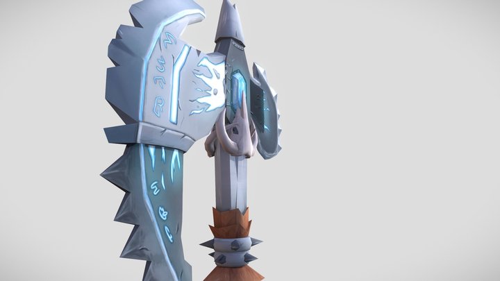 DAE Weaponcraft - Frost Axe 3D Model