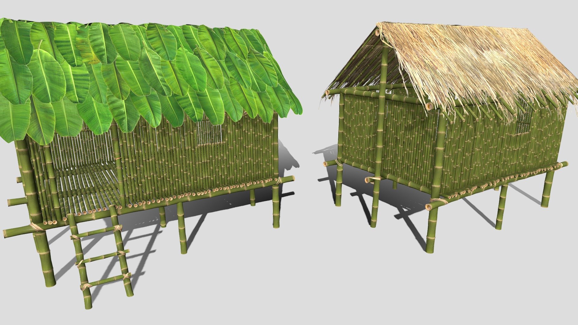 Tribal Jungle Hut - 3D Model by Enterables