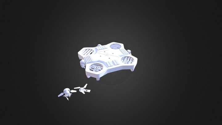 Yokai Drone With Kolibri Drones 3D Model