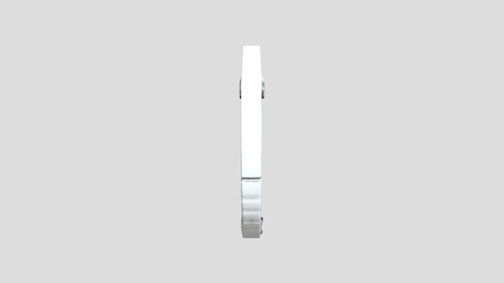 Crossed Circle Coin 3D Model