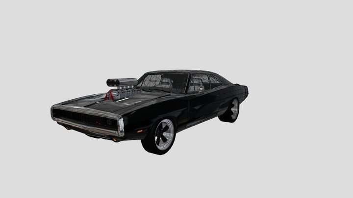 Dominic Toretto's 1970 Dodge Charger R/T FAST X 3D Model