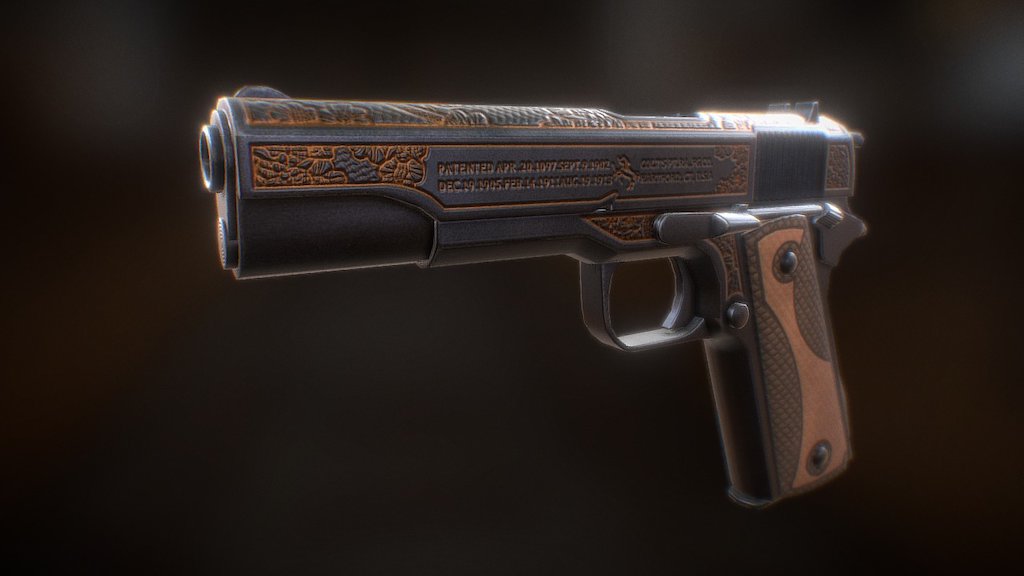 1911A1 Engraved