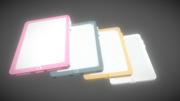 Smart tablet - Low Poly 3D Model