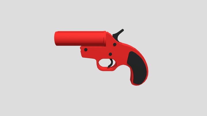 Flare gun – Free 3D Model STL