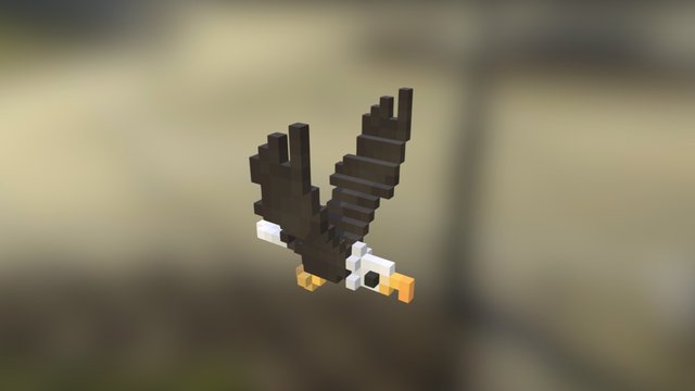 Eagle - Fugl 3D Model