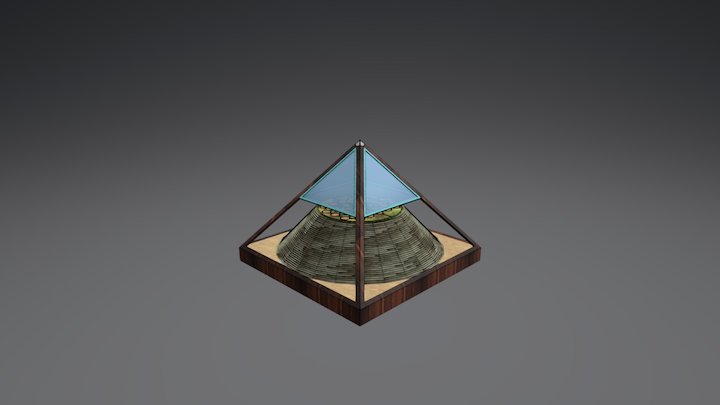 Modern Spiritual Pyramid Technology4 3D Model