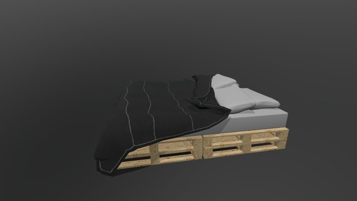 Bed S2M1 3D Model