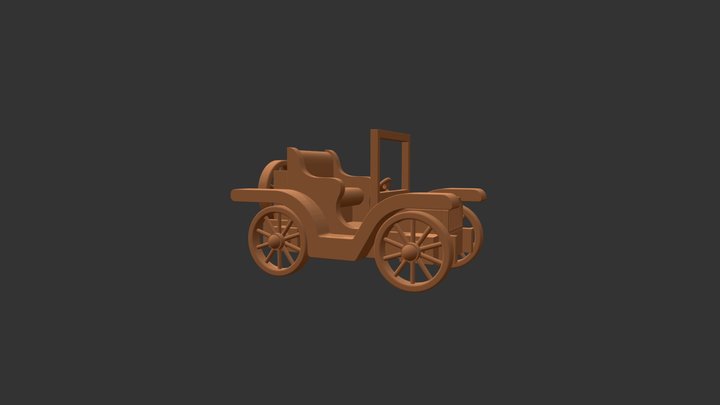 老爷车 3D Model