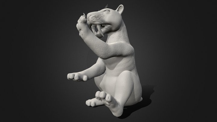 Smilodon 3D Model