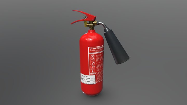 Fire extinguisher 3D Model