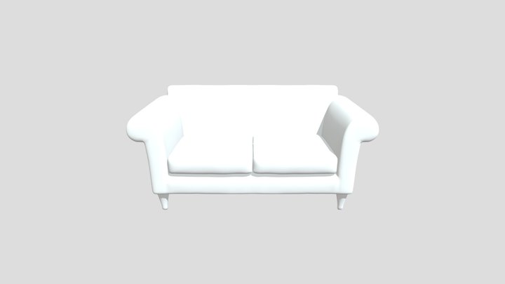 Modern White Sofa 3d design