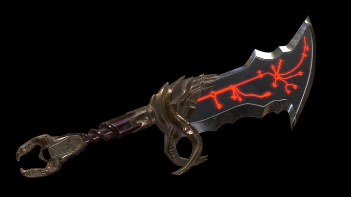 Blade of Chaos - Tier 5 3D Model