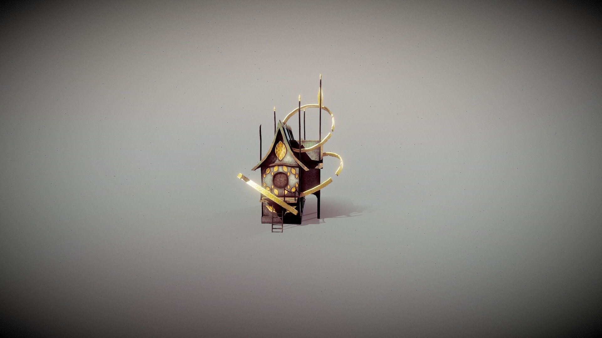 Angel House - 3D model by Kitty_Bad_Luck [0e35a14] - Sketchfab