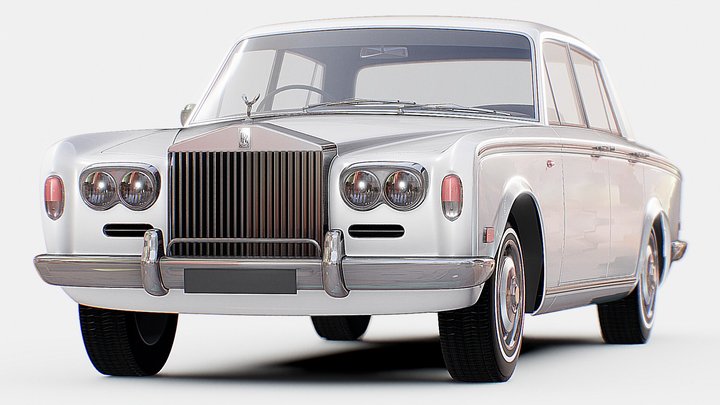 Rolls Royce Silver Shadow 1965 | www.vecarz.com – Kostenloses 3D-Modell STL