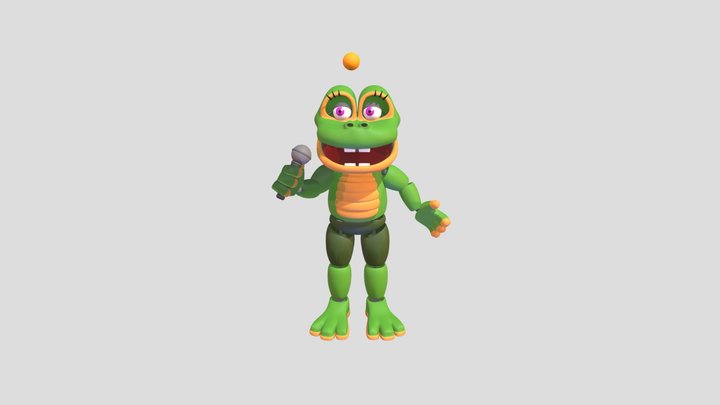 Happy Frog 3D Model
