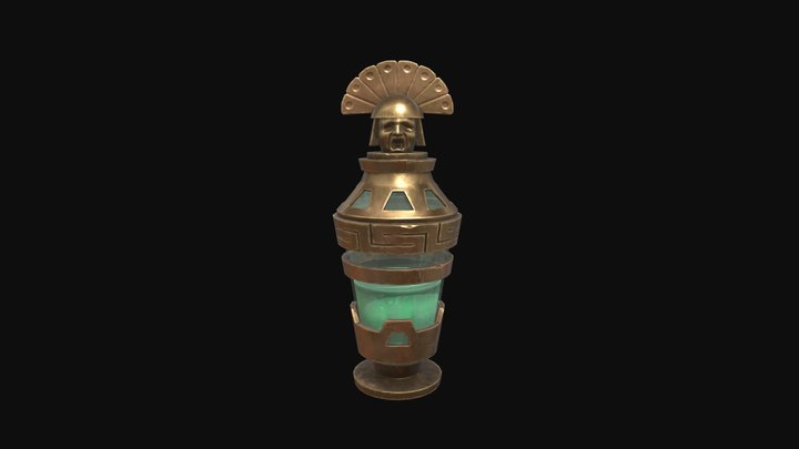 [Student Work] Aztec Poison Potion 3D Model