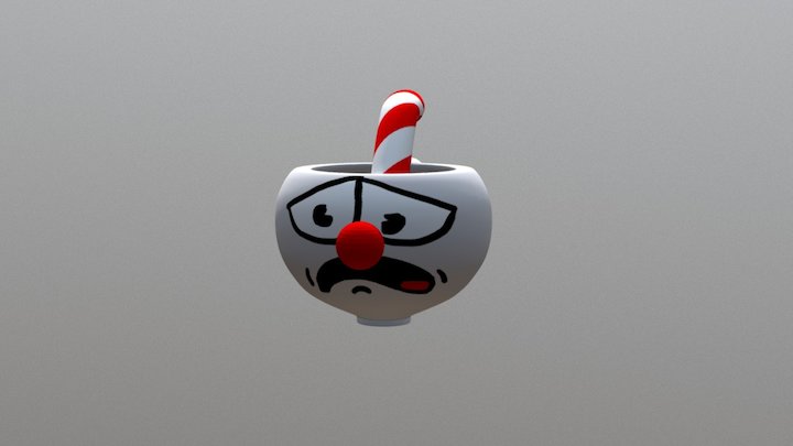 Cuphead, cansado de perder! 3D Model