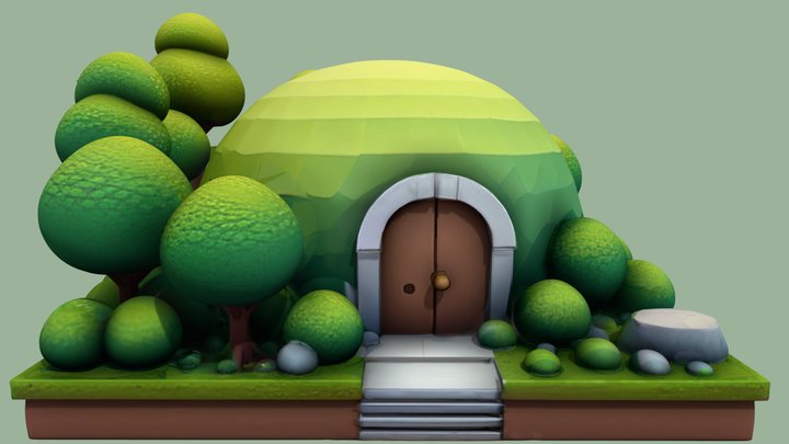 Tiny Low Poly House