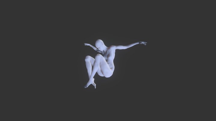 Rock Lady4 SR V001 3D Model