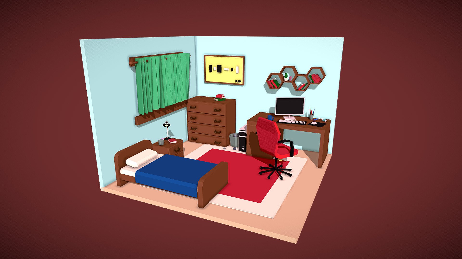 LowPolyRoom