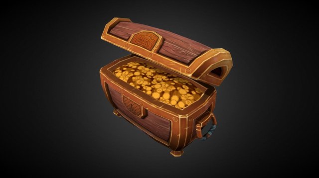 Stylised Chest Redux 3D Model