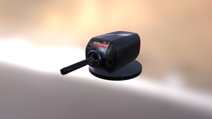 12mmgun 3D Model