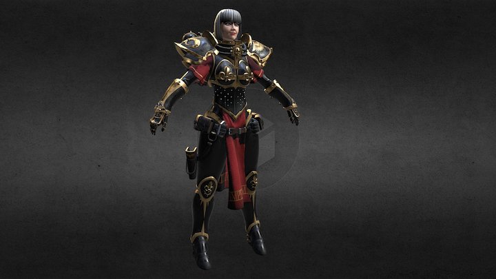 Sister Of Battle [WIP] 3D Model