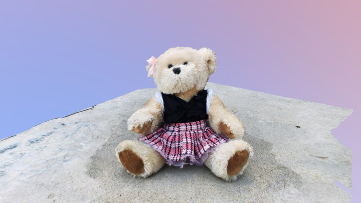 CE1001L Vanessa Fall 2018- Teddy Bear Model 3D Model
