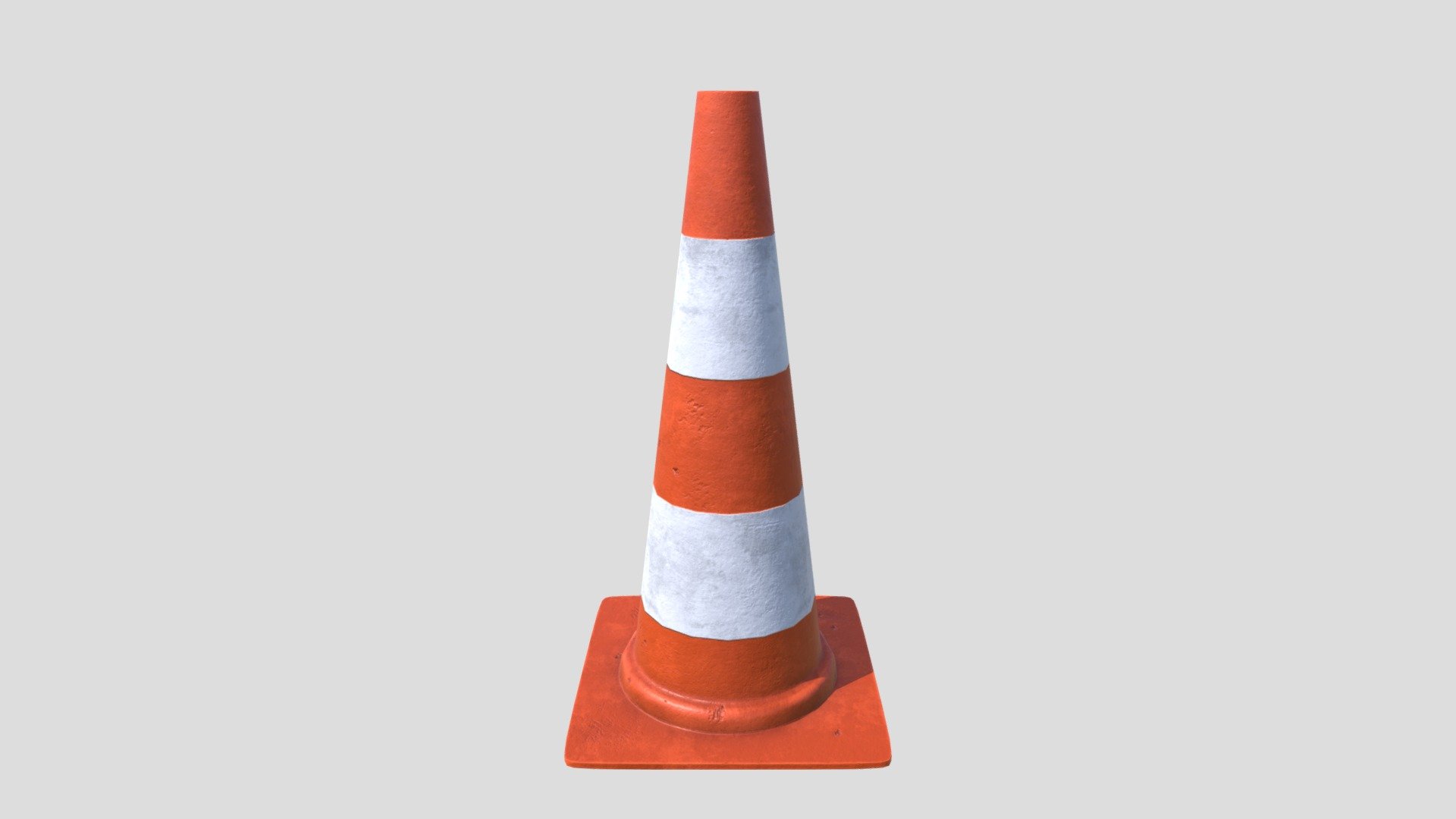 Traffic Cone / 2k Texture - Buy Royalty Free 3D model by danilocastro