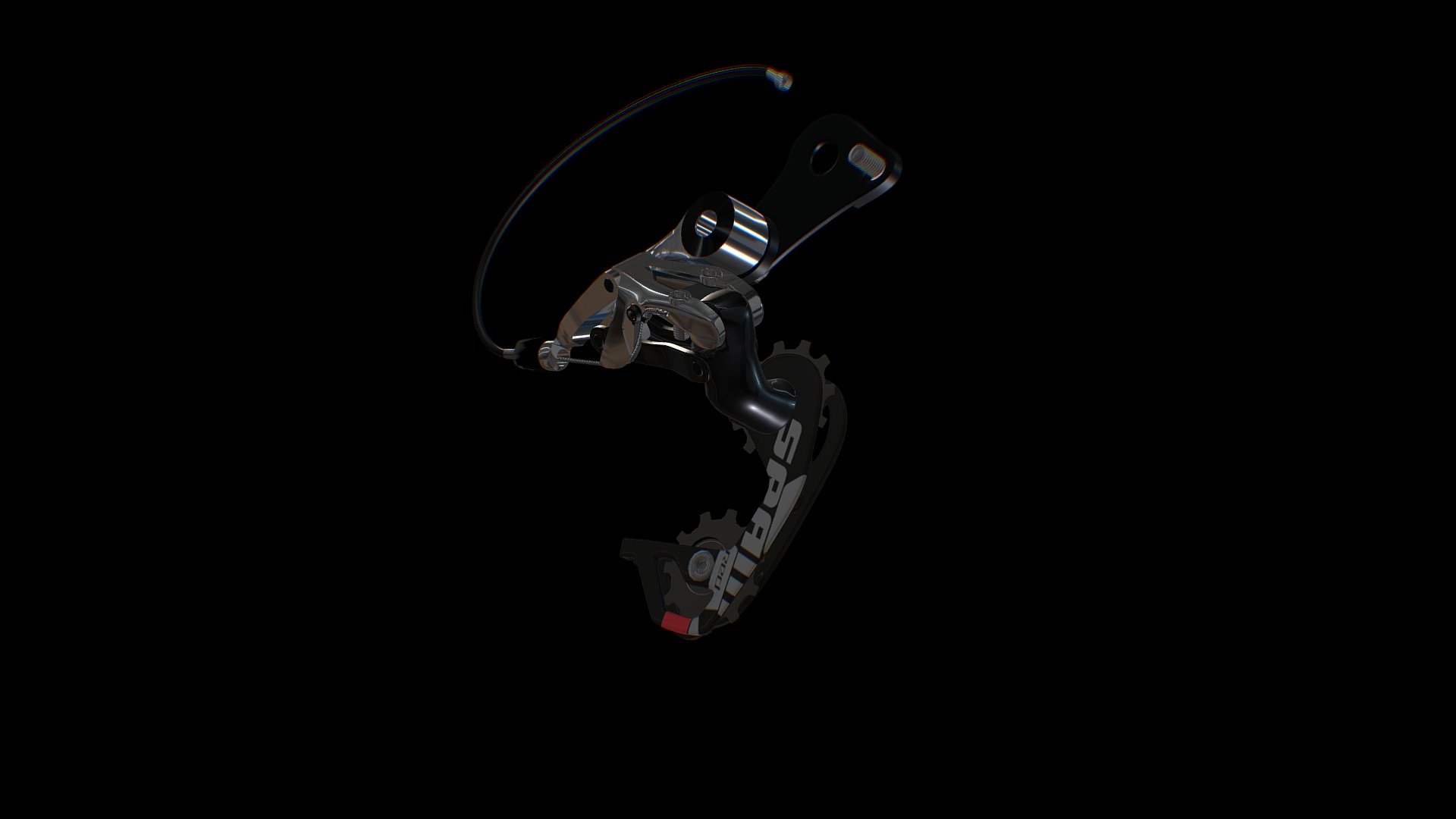 derailleur SRAM RED — Sketchfab embed 3D viewer