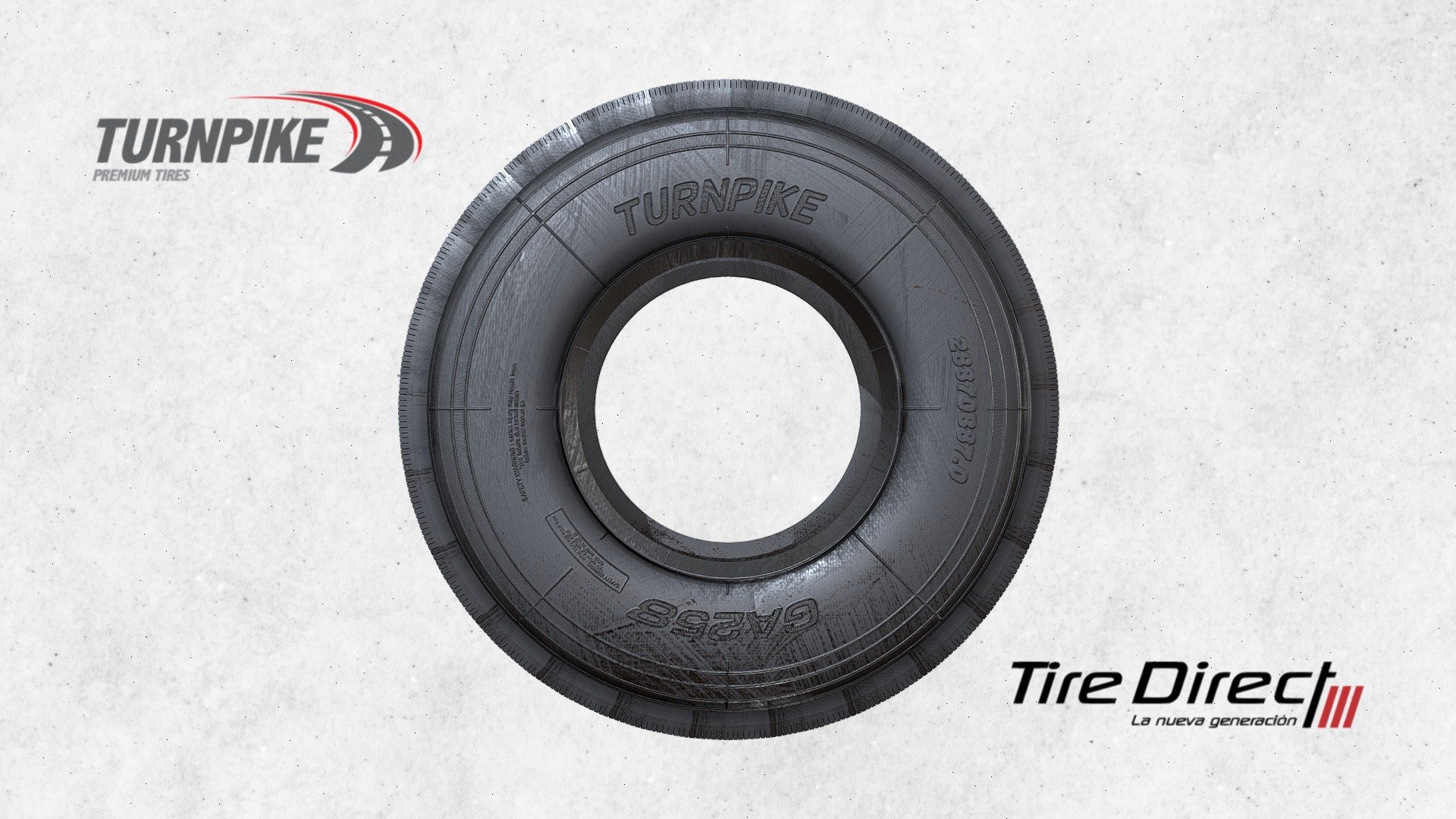 GA258 TURNPIKE 3D model by Tire Direct (tire.direct) [0e3a048