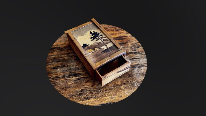 Japanese Trick Box 3D Model