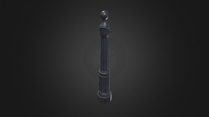 Bollard 96 3D Model