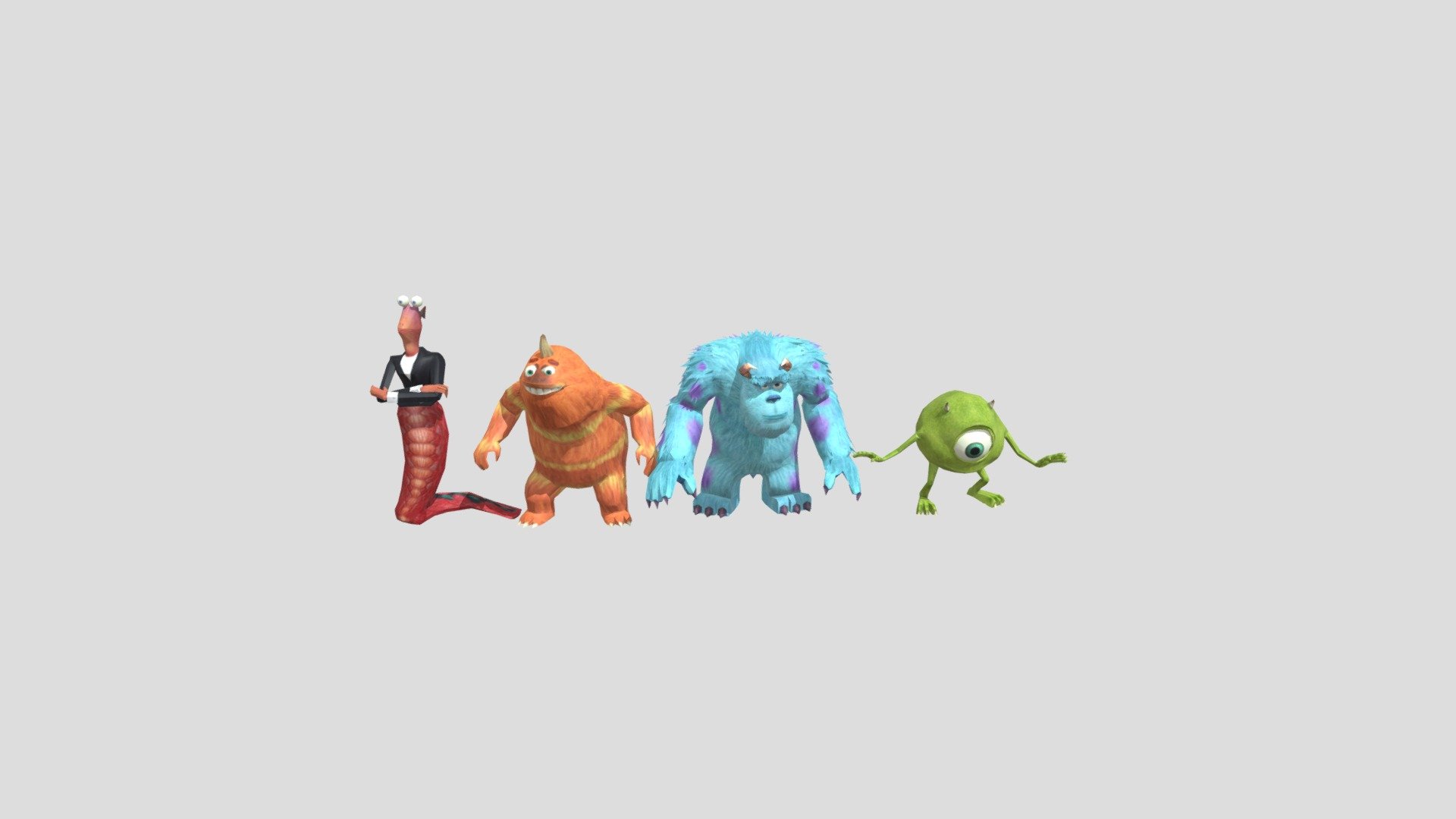 Monsters, Inc. Scream Arena Character - Download Free 3D model by ...