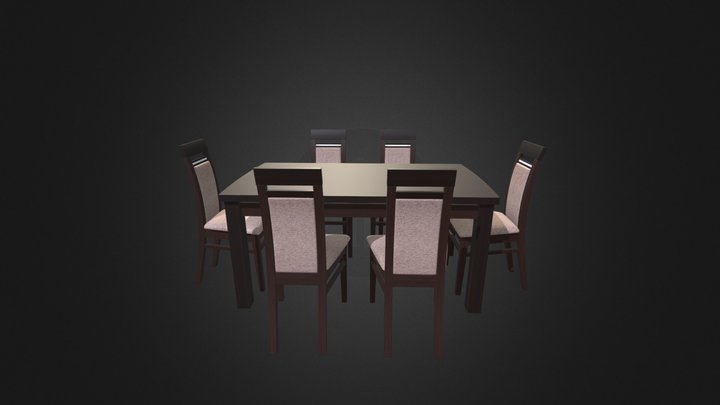 Dinning 01 3D Model