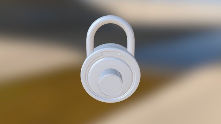 Number Lock 3D Model