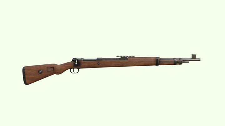 KAR 98 (Low Poly) – Free 3D Model STL