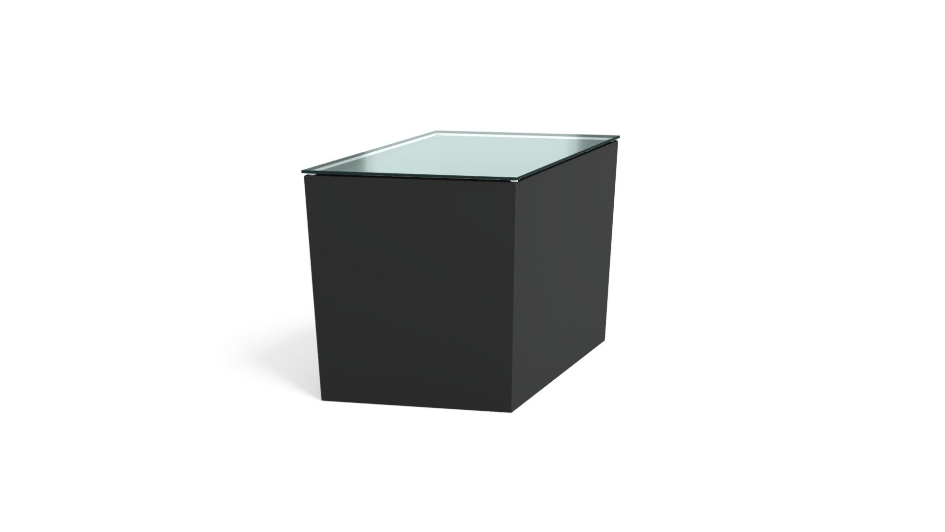 Tryptic Side Table, Black