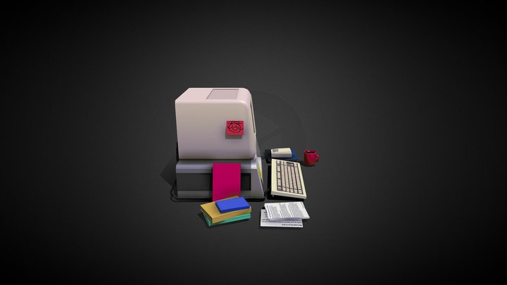 Old PC 3D Model