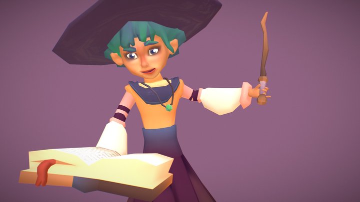 Apprentice Witch #WitchChallenge 3D Model