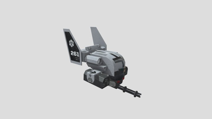 Assault drone 3D Model