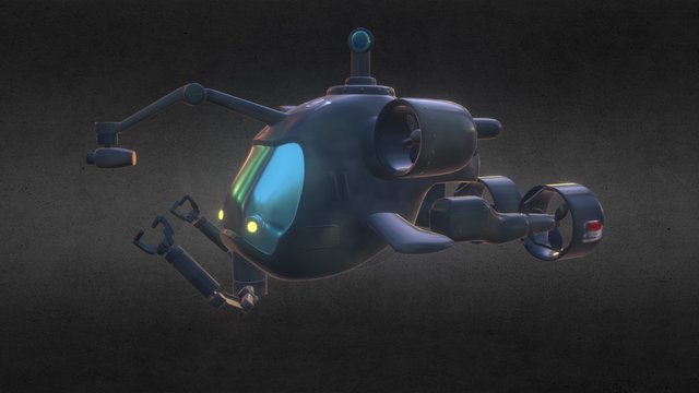 Deep Dive 3D Model
