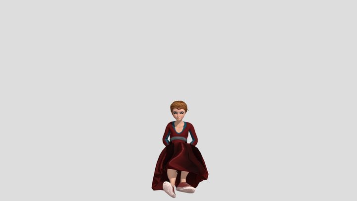Niña 3D Model