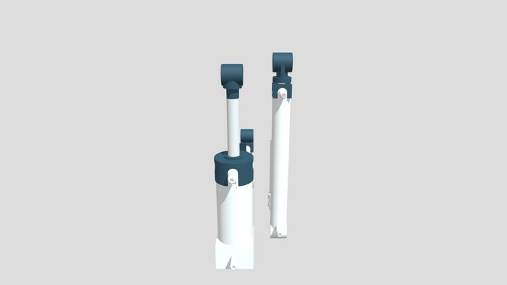 All Pneumatic Cylinders 3D Model