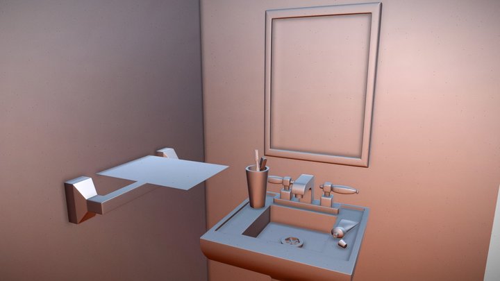 Bathroom Sink 3D Model