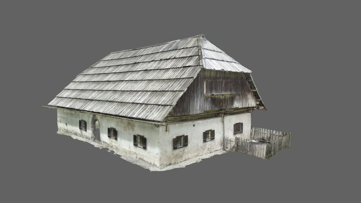 Pocarjeva domačija, Slovenija 3D Model