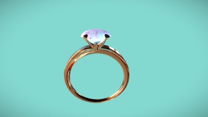 Diamond Ring 3D Model